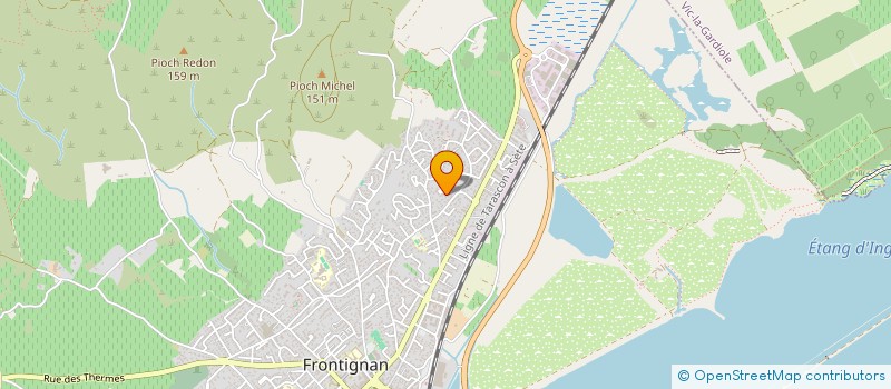 localisation de l'entreprise MONSIEUR THOMAS CIARLONE à FRONTIGNAN