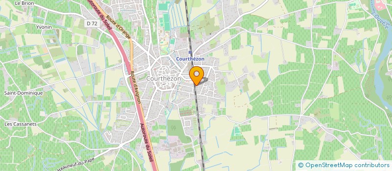 localisation de l'entreprise MONSIEUR THOMAS CIBISCHINO  COURTHEZON