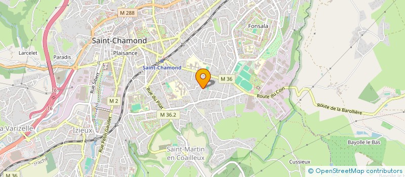 localisation de l'entreprise MONSIEUR THOMAS CICCHIRILLO  SAINT-CHAMOND