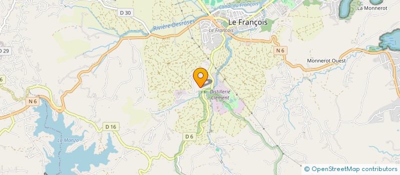 localisation de l'entreprise MONSIEUR THOMAS CINNA à LE FRANCOIS