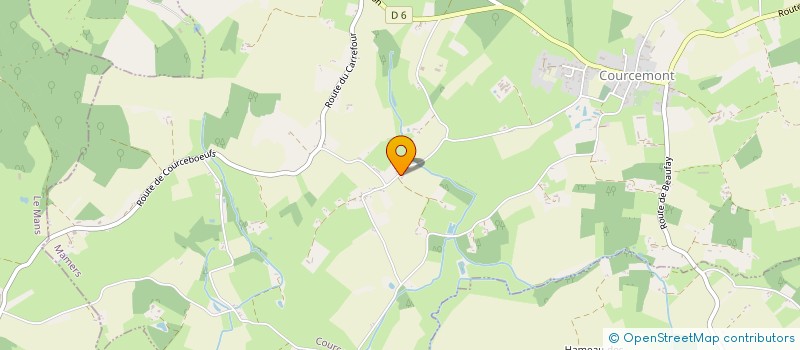 localisation de l'entreprise MONSIEUR THOMAS CISSOKO  COURCEMONT