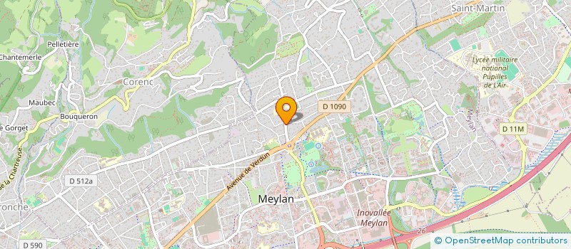 localisation de l'entreprise MONSIEUR THOMAS CLAIZERGUES à MEYLAN