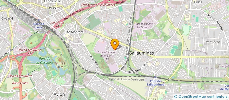 localisation de l'entreprise MONSIEUR THOMAS CLARABON  SALLAUMINES