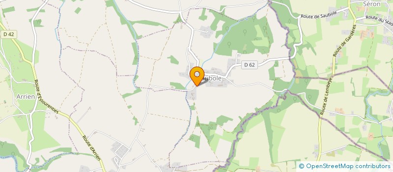 localisation de l'entreprise MONSIEUR THOMAS CLAUZADE  SAUBOLE