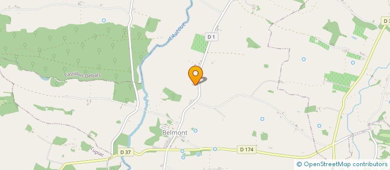 localisation de l'entreprise MONSIEUR THOMAS CLAVERIE  BELMONT