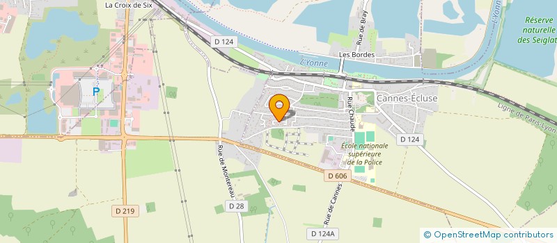 localisation de l'entreprise MONSIEUR THOMAS CLAVIER  CANNES-ECLUSE