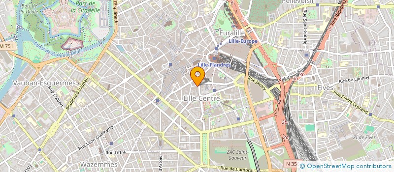 localisation de l'entreprise MONSIEUR THOMAS CLEMENT à LILLE