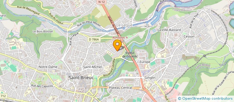 localisation de l'entreprise MONSIEUR THOMAS CLEMENT à SAINT-BRIEUC