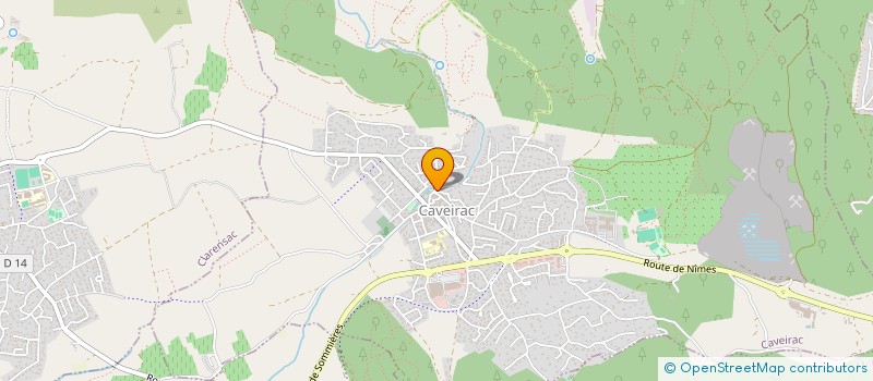 localisation de l'entreprise MONSIEUR THOMAS CLERC  CAVEIRAC
