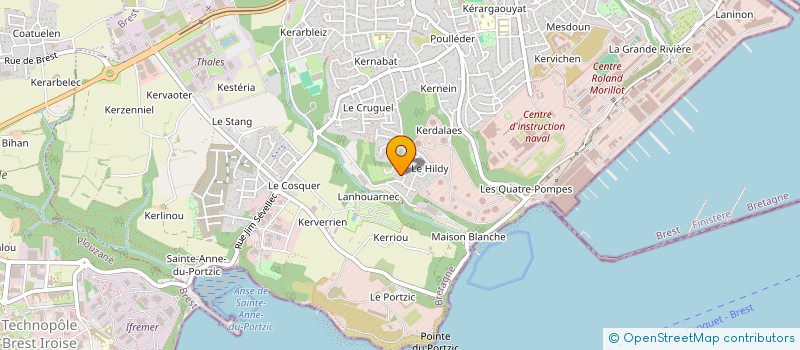 localisation de l'entreprise MONSIEUR THOMAS CLUGERY à BREST