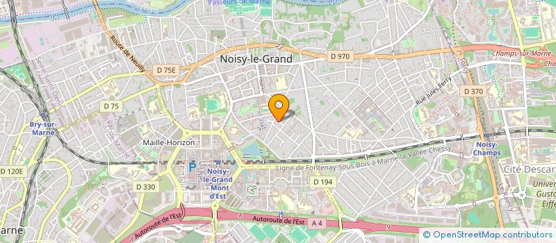 localisation de l'entreprise MONSIEUR THOMAS COCHARD  NOISY-LE-GRAND