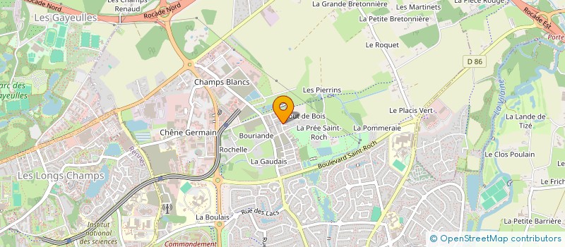 localisation de l'entreprise MONSIEUR THOMAS COCHOIS  CESSON-SEVIGNE