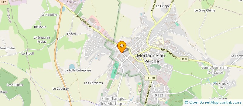 localisation de l'entreprise MONSIEUR THOMAS COEURTY à MORTAGNE-AU-PERCHE