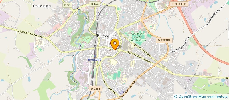 localisation de l'entreprise MONSIEUR THOMAS COGNEE  BRESSUIRE