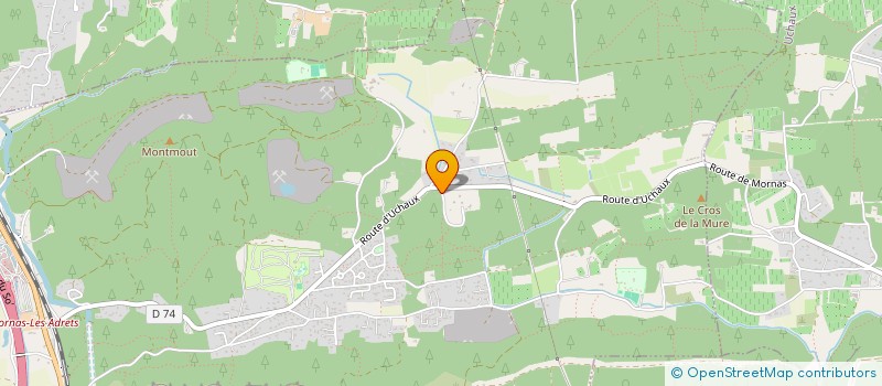 localisation de l'entreprise MONSIEUR THOMAS COHEN  MORNAS