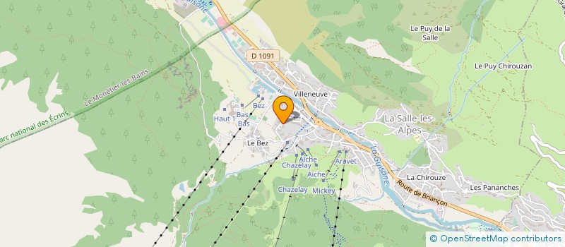 localisation de l'entreprise MONSIEUR THOMAS COIGNARD à LA SALLE-LES-ALPES
