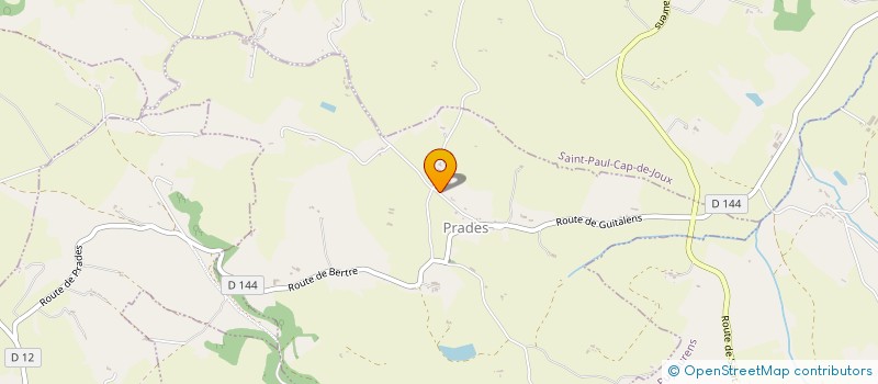 localisation de l'entreprise MONSIEUR THOMAS COLINET  PRADES