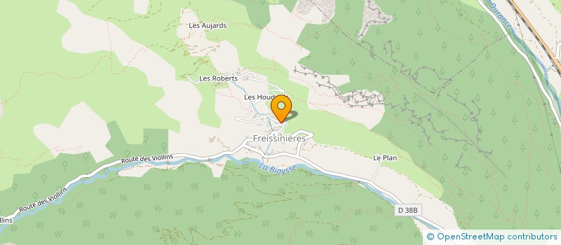 localisation de l'entreprise MONSIEUR THOMAS COLLET à FREISSINIERES