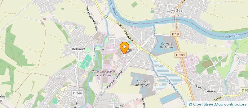 localisation de l'entreprise MONSIEUR THOMAS COLLIGNON  CHAVANOZ