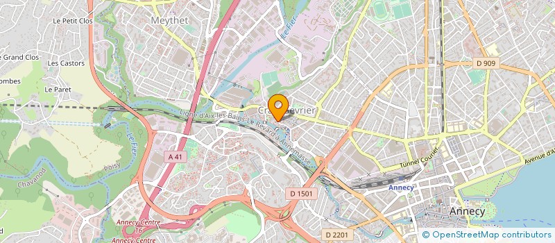 localisation de l'entreprise MONSIEUR THOMAS COLLOMB  ANNECY