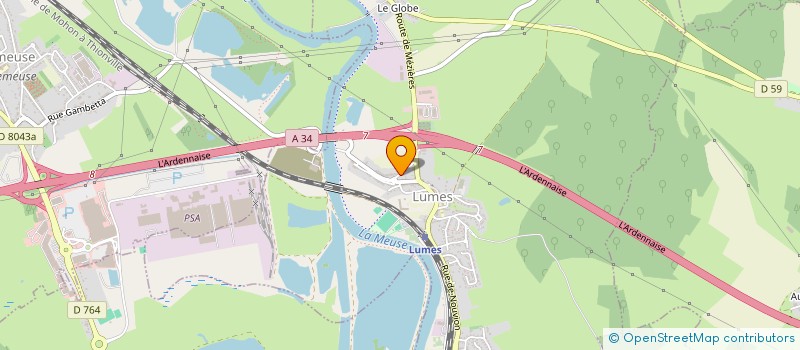 localisation de l'entreprise MONSIEUR THOMAS COLOMBO  LUMES