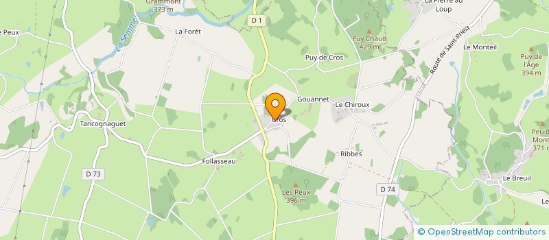 localisation de l'entreprise MONSIEUR THOMAS COLSON à FURSAC
