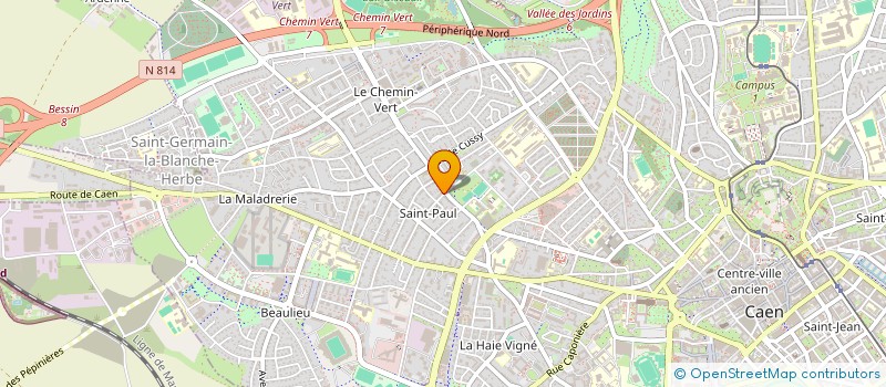 localisation de l'entreprise MONSIEUR THOMAS COMBY à CAEN