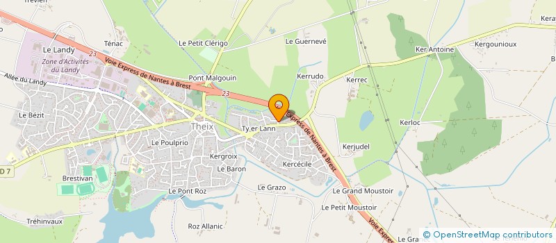 localisation de l'entreprise MONSIEUR THOMAS COMPERE à THEIX-NOYALO