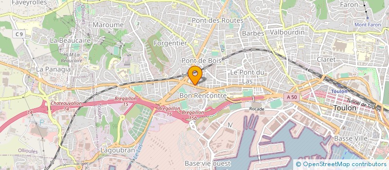 localisation de l'entreprise MONSIEUR THOMAS CONAN  TOULON