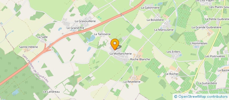 localisation de l'entreprise MONSIEUR THOMAS CONDEMINE  SAINT-PHILBERT-DE-GRAND-LIEU