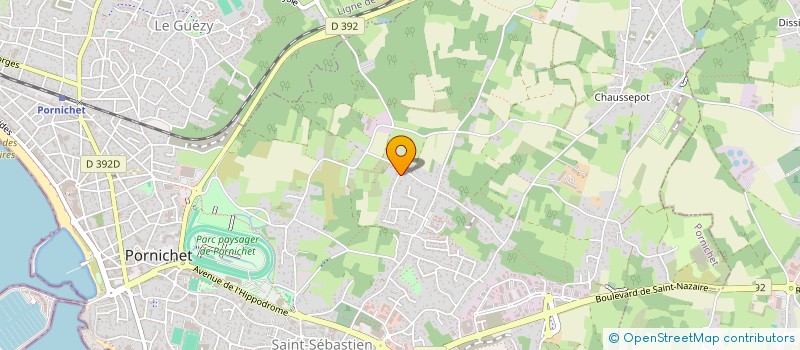 localisation de l'entreprise MONSIEUR THOMAS CONSALVI  PORNICHET