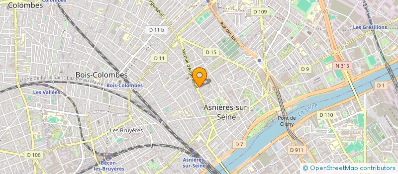 localisation de l'entreprise MONSIEUR THOMAS CONSOLS DE VION DE GAILLON  ASNIERES-SUR-SEINE