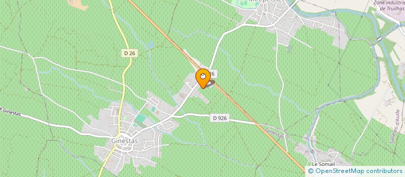 localisation de l'entreprise MONSIEUR THOMAS CONSTANCIO  GINESTAS