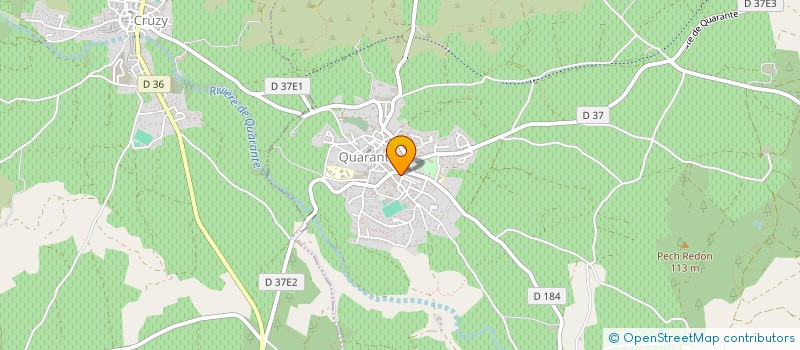 localisation de l'entreprise MONSIEUR THOMAS COPET  QUARANTE