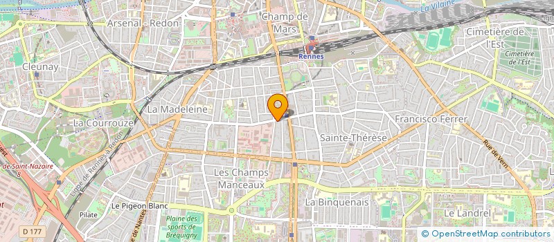 localisation de l'entreprise MONSIEUR THOMAS CORBEL  RENNES