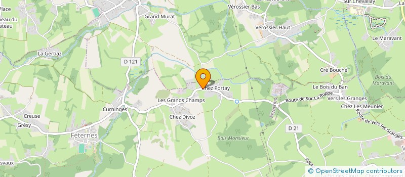 localisation de l'entreprise MONSIEUR THOMAS CORBEL  FETERNES