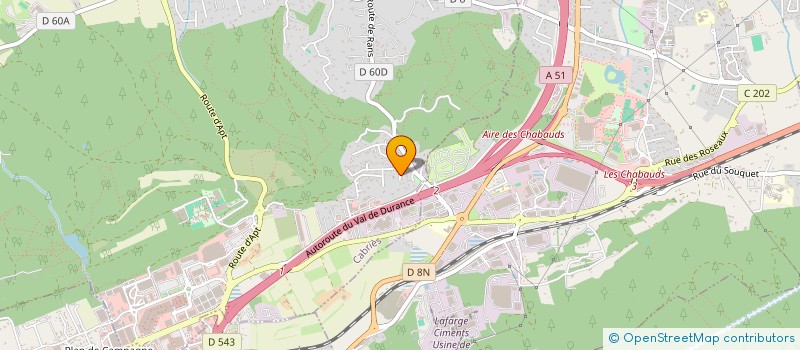 localisation de l'entreprise MONSIEUR THOMAS CORBELLA  CABRIES