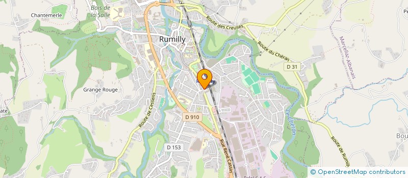 localisation de l'entreprise MONSIEUR THOMAS CORDENONS  RUMILLY