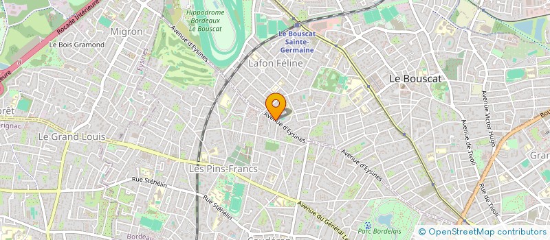 localisation de l'entreprise MONSIEUR THOMAS CORNON  BORDEAUX