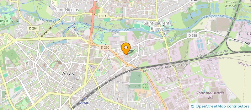 localisation de l'entreprise MONSIEUR THOMAS CORREIA  SAINT-LAURENT-BLANGY