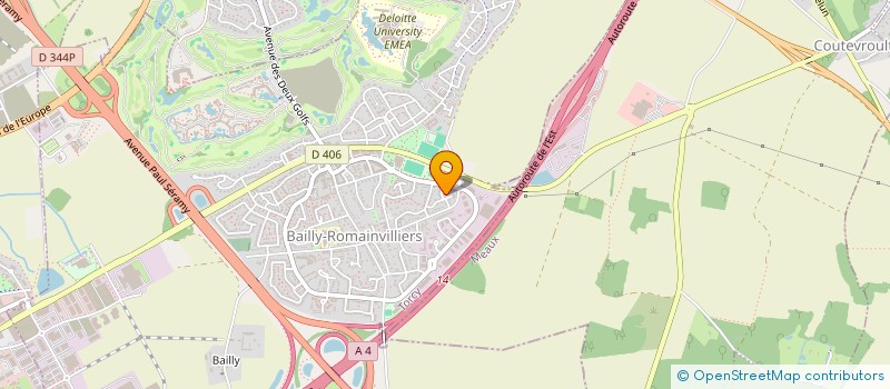 localisation de l'entreprise MONSIEUR THOMAS CORREIA  BAILLY-ROMAINVILLIERS