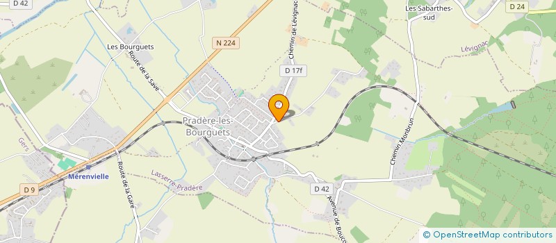 localisation de l'entreprise MONSIEUR THOMAS CORTESE  L'ISLE-JOURDAIN