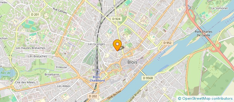 localisation de l'entreprise MONSIEUR THOMAS COSGROVE  BLOIS