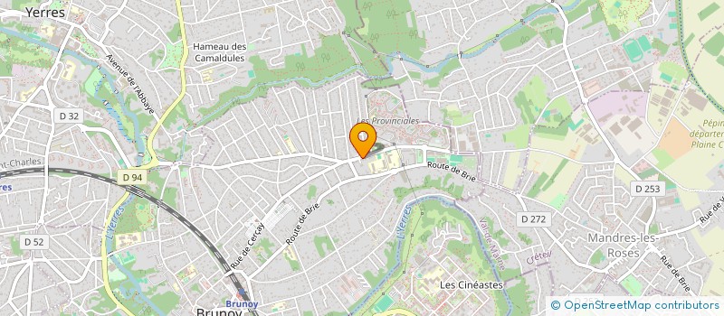 localisation de l'entreprise MONSIEUR THOMAS COSSAIS  BRUNOY