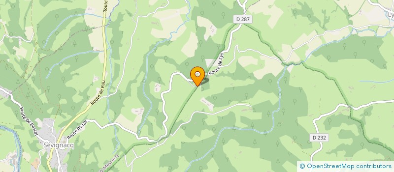 localisation de l'entreprise MONSIEUR THOMAS COTELETTE  SEVIGNACQ-MEYRACQ