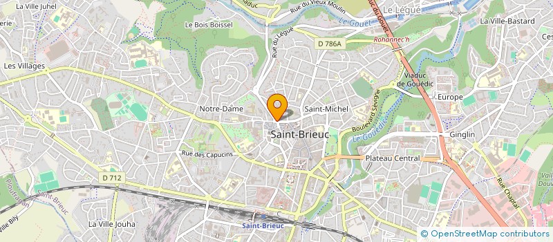 localisation de l'entreprise MONSIEUR THOMAS COTTE à SAINT-BRIEUC