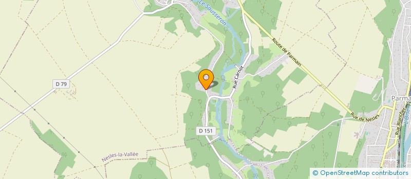 localisation de l'entreprise MONSIEUR THOMAS COUDREL  NESLES-LA-VALLEE