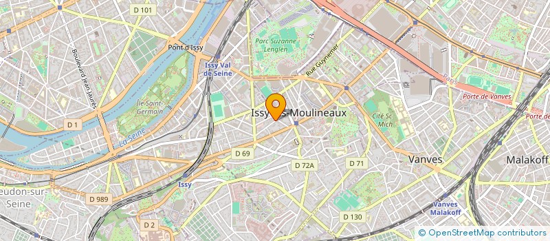 localisation de l'entreprise MONSIEUR THOMAS COUFFE à ISSY LES MOULINEAUX