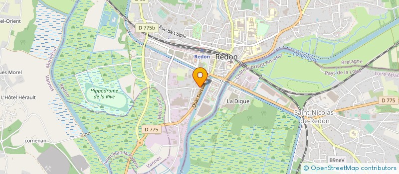 localisation de l'entreprise MONSIEUR THOMAS COUGNARD à REDON