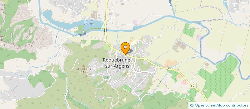 localisation de l'entreprise MONSIEUR THOMAS COULET à ROQUEBRUNE-SUR-ARGENS